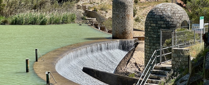 Inflow to an old hydroelectric power plant (seen near Malaga, Spain)