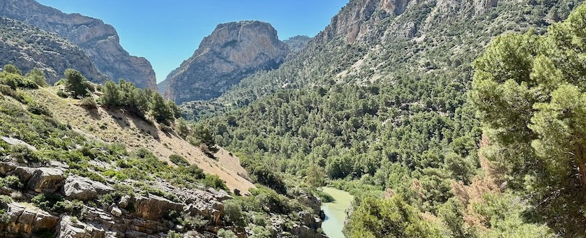 Mediterranean landscape (seen near Malaga, Spain)