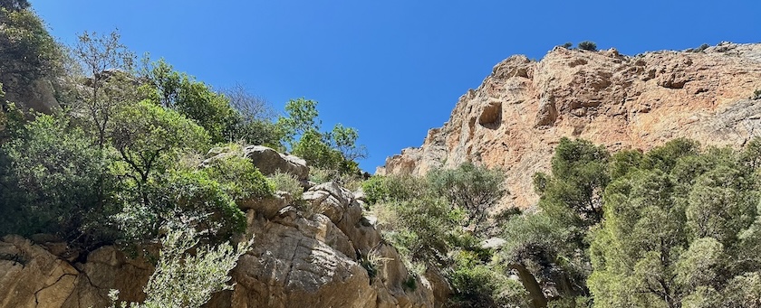 Rough Mediterranean landscape (seen near Malaga, Spain)