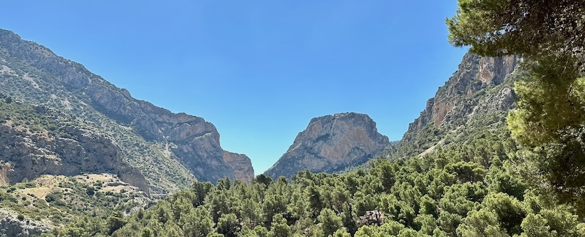 Mediterranean landscape (seen near Malaga, Spain)