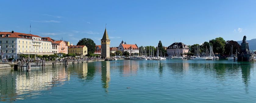 Port area of Lindau (Lake Constance, Germany)